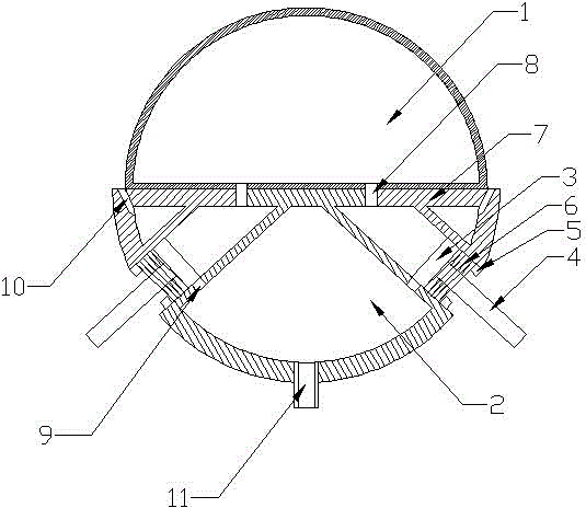 Sounding balloon for meteorological observation and air inflation method thereof