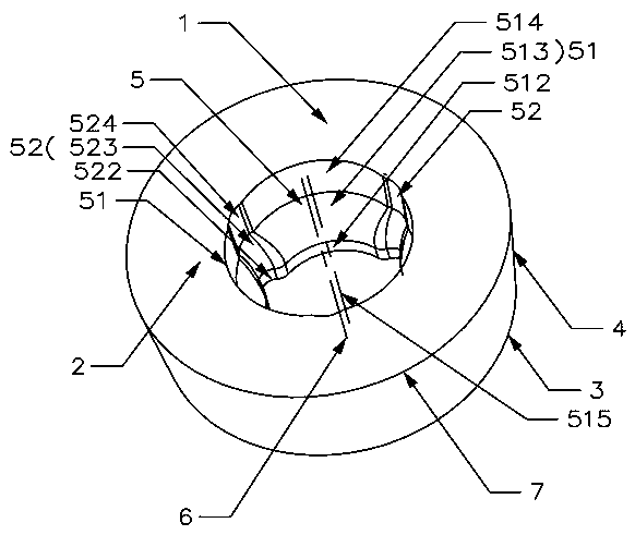 A circular cutting blade and cutting tool with accurate positioning structure