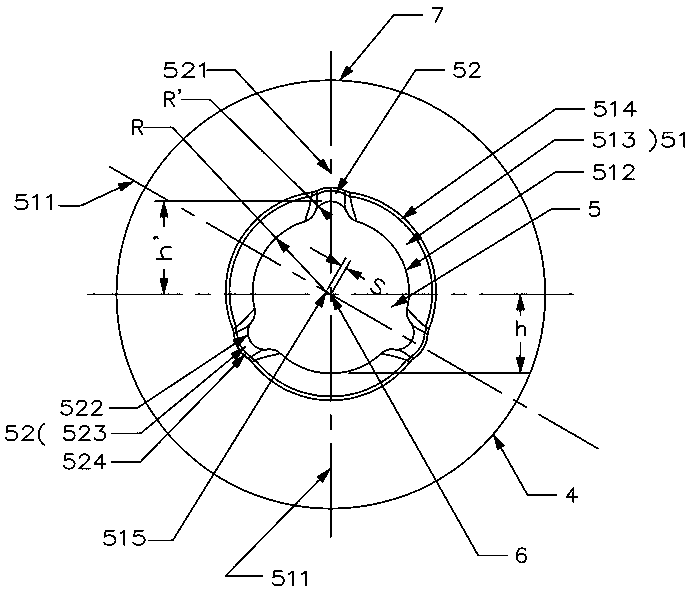 A circular cutting blade and cutting tool with accurate positioning structure