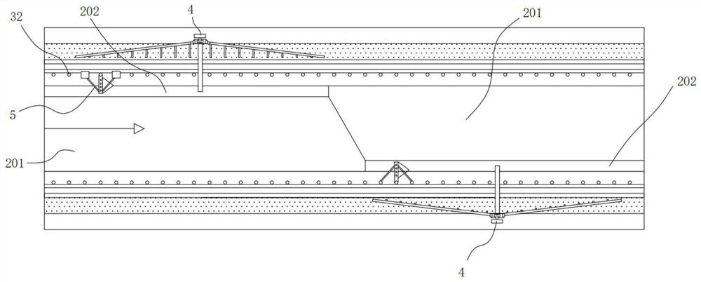 Small and medium-sized river regulation ecological bank protection structure and bank protection method thereof