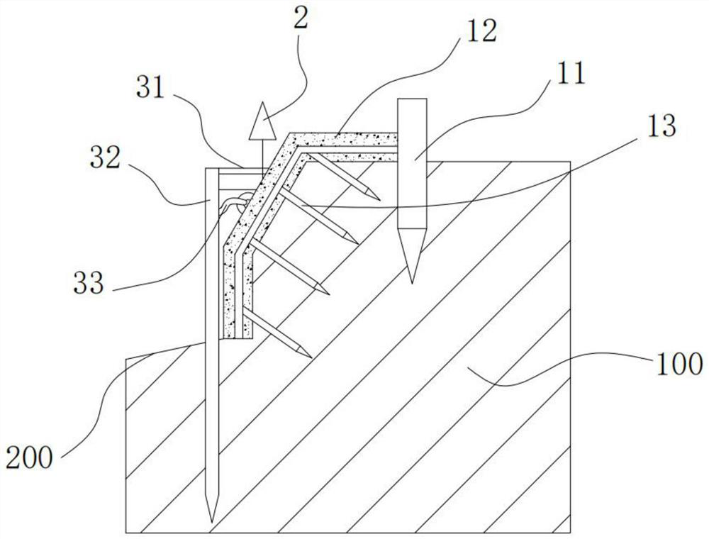 Small and medium-sized river regulation ecological bank protection structure and bank protection method thereof