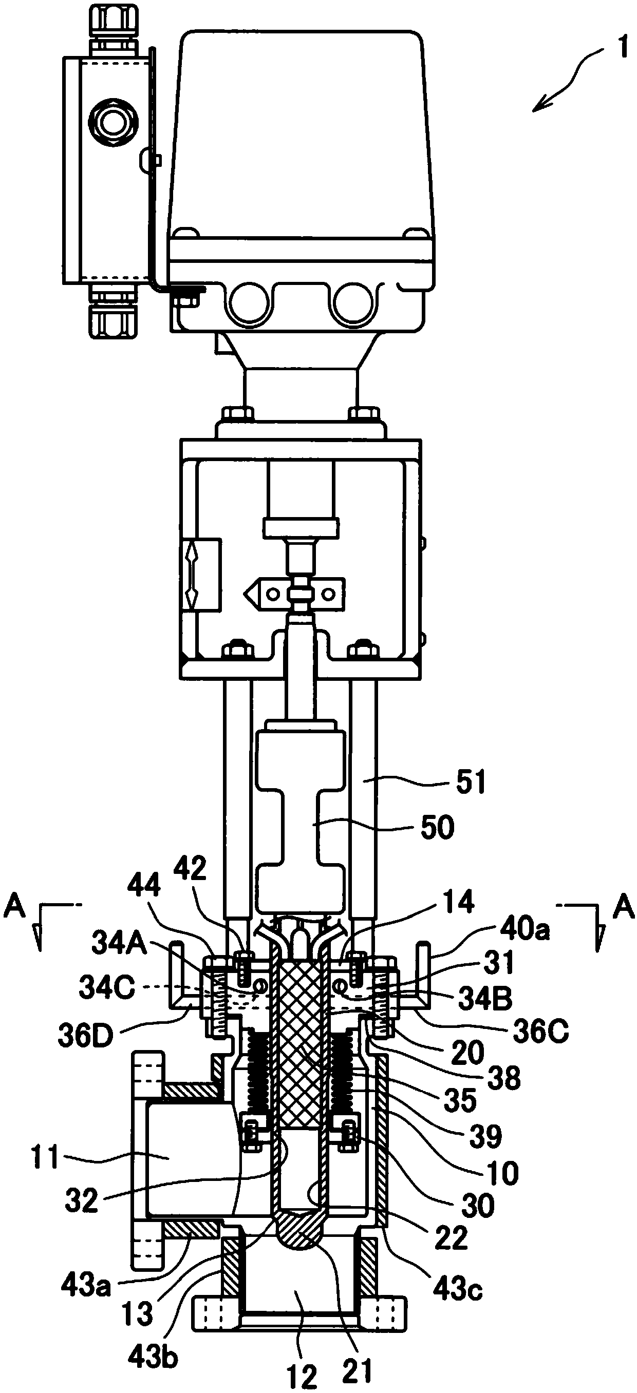 Heater built-in valve