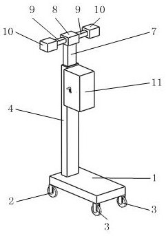 Construction LED lamp used in emergency