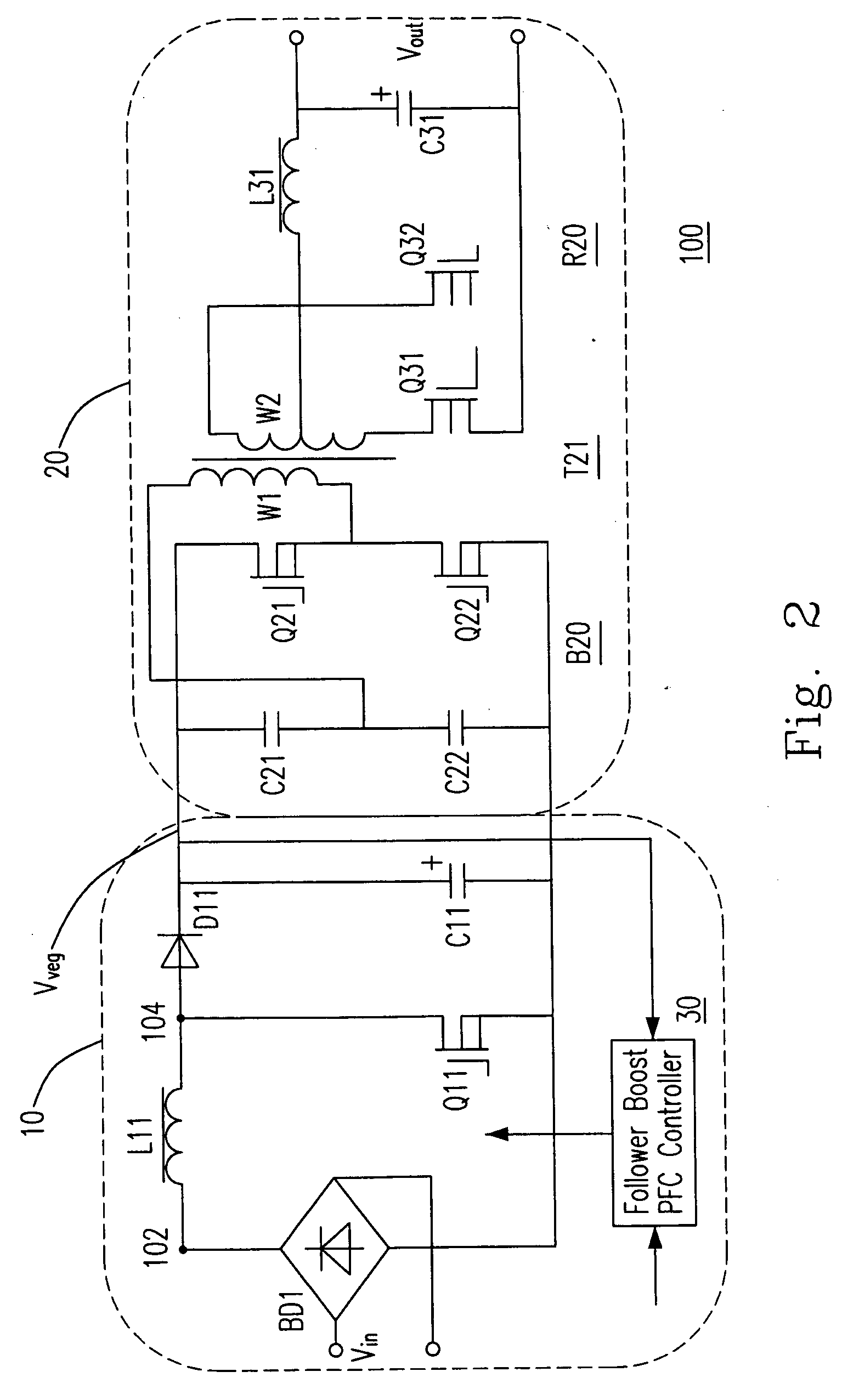 High efficiency power converter with synchronous rectification