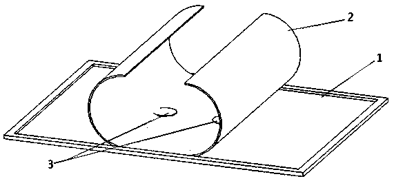 Flexible mouse sticking board