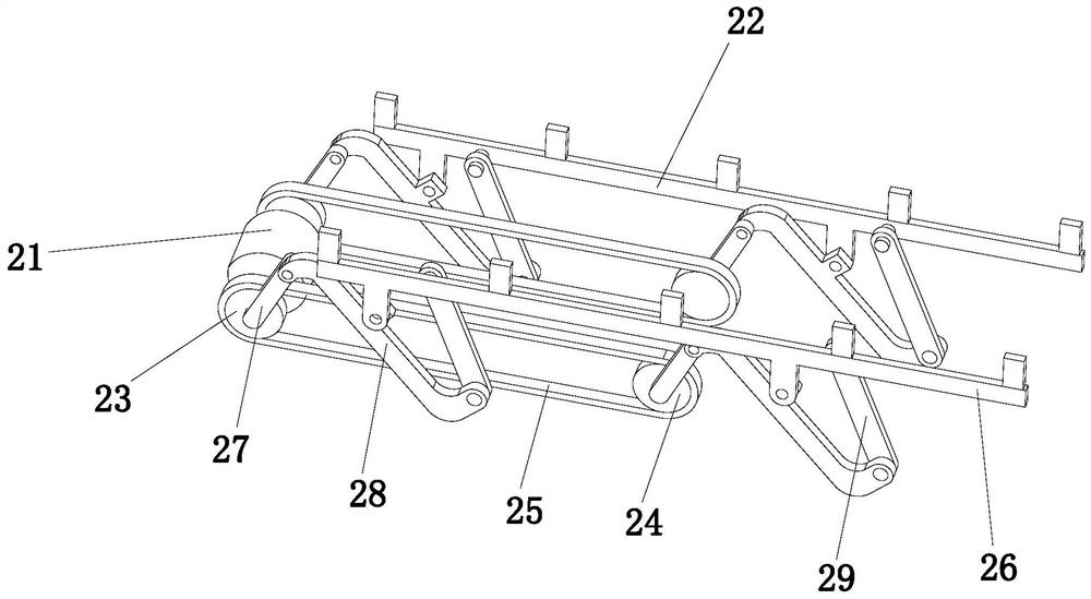 A conveying mechanism for a pcb circuit board