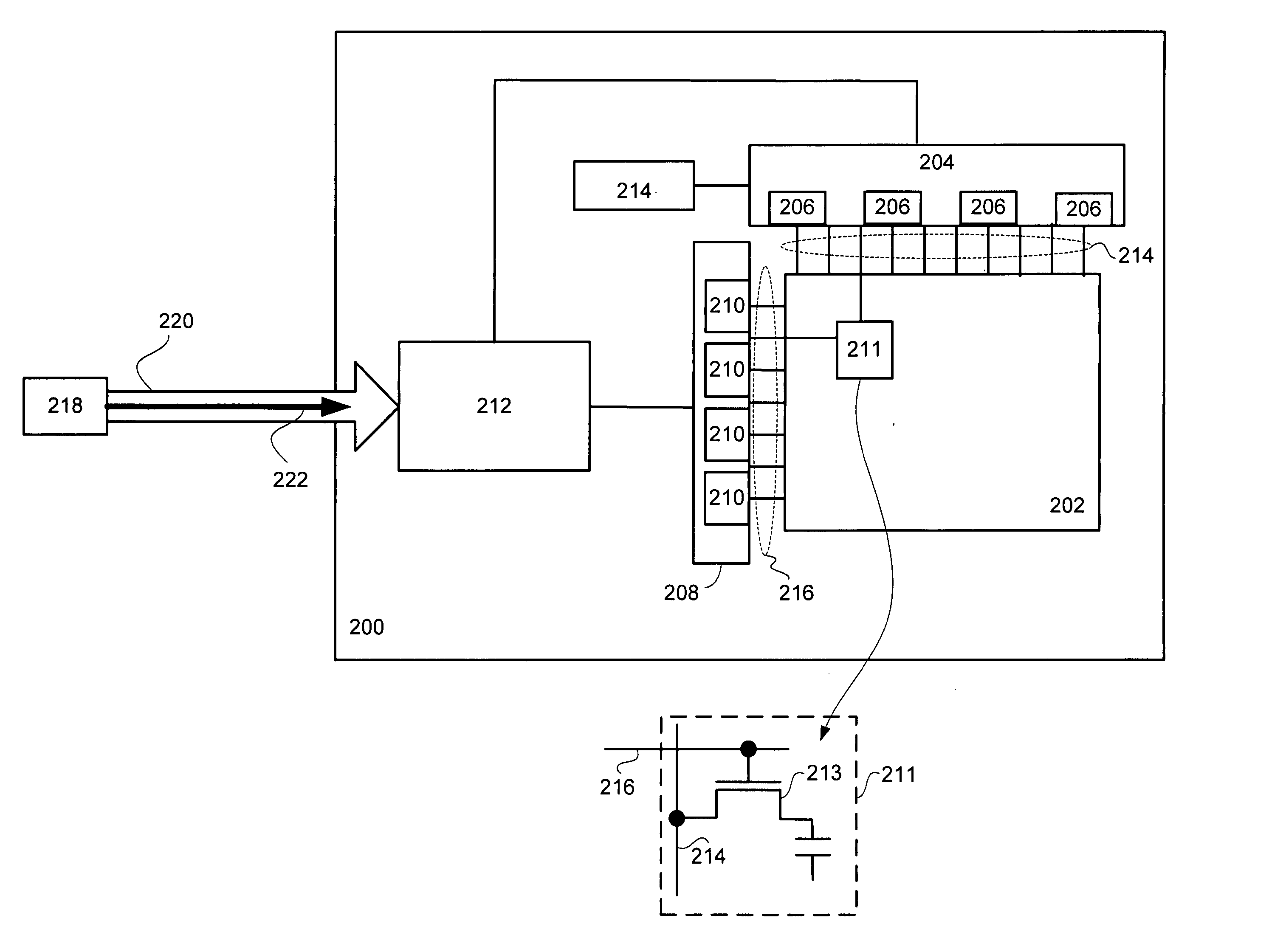 Selective use of LCD overdrive for reducing motion artifacts in an LCD device