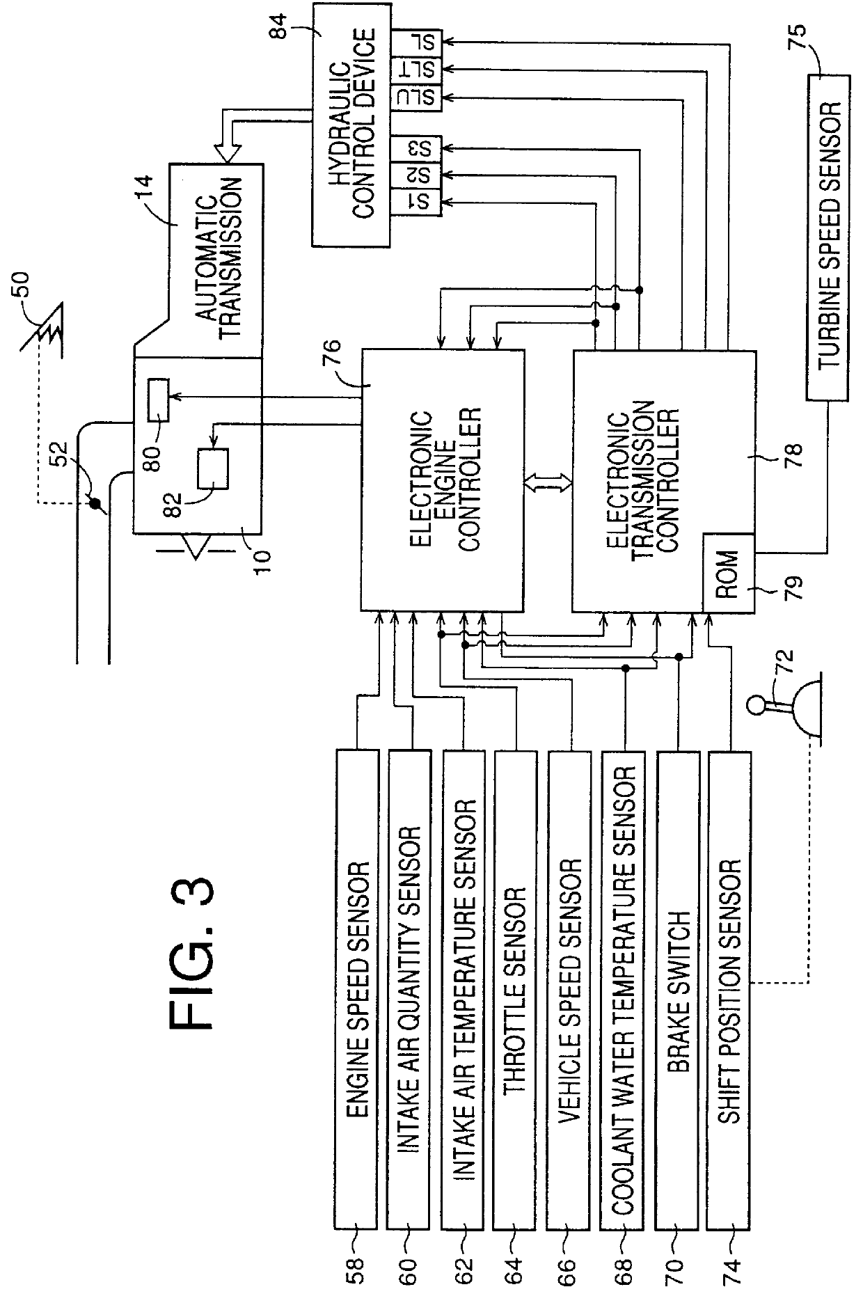 Apparatus for controlling pressure reduction of frictional coupling device to shift down automatic transmission of motor vehicle