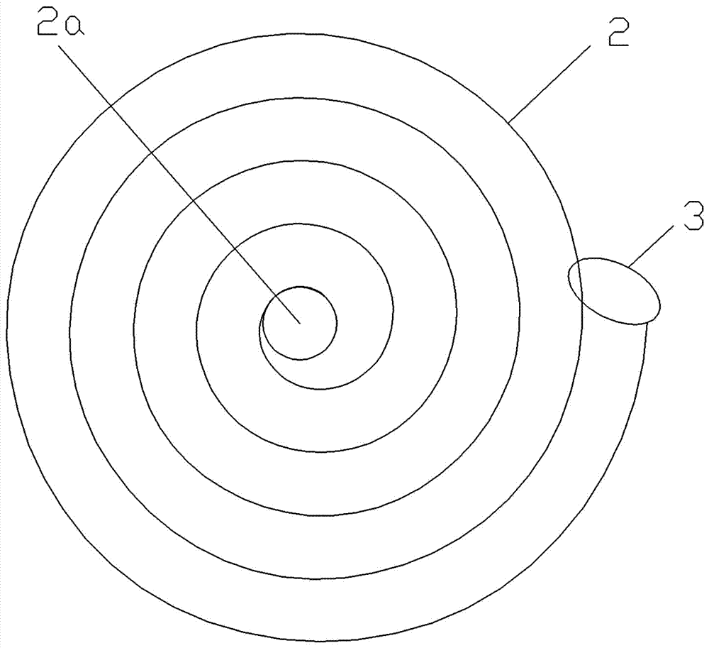 A spiral net tensioner