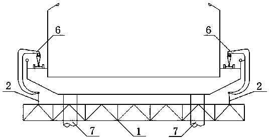 Bridge maintenance vehicle and method for avoiding bridge pier by maintenance platform
