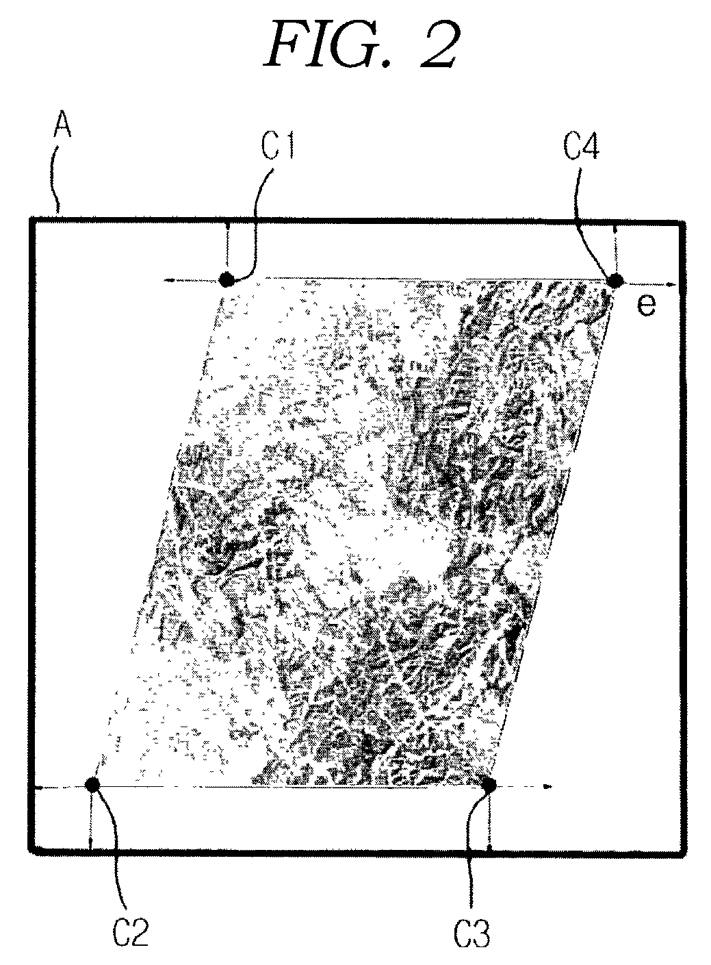 Image processing method for automatic image registration and correction