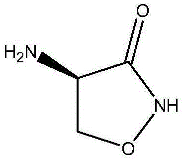 Synthetic method of D-cycloserine intermediate
