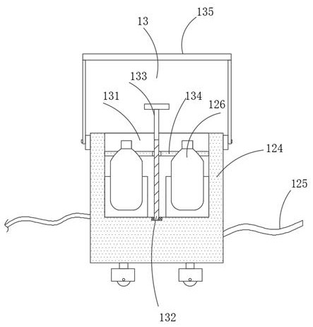 Auxiliary device for cardiovascular disease interventional therapy operation
