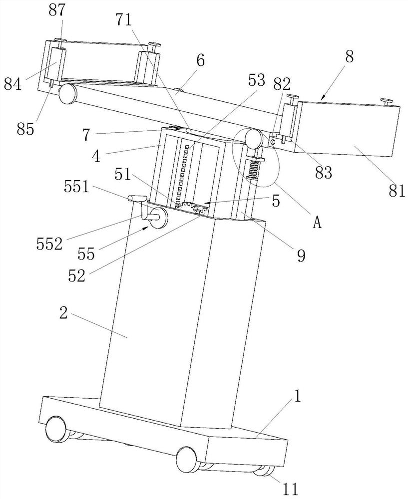 Manual demonstration device for civil building design