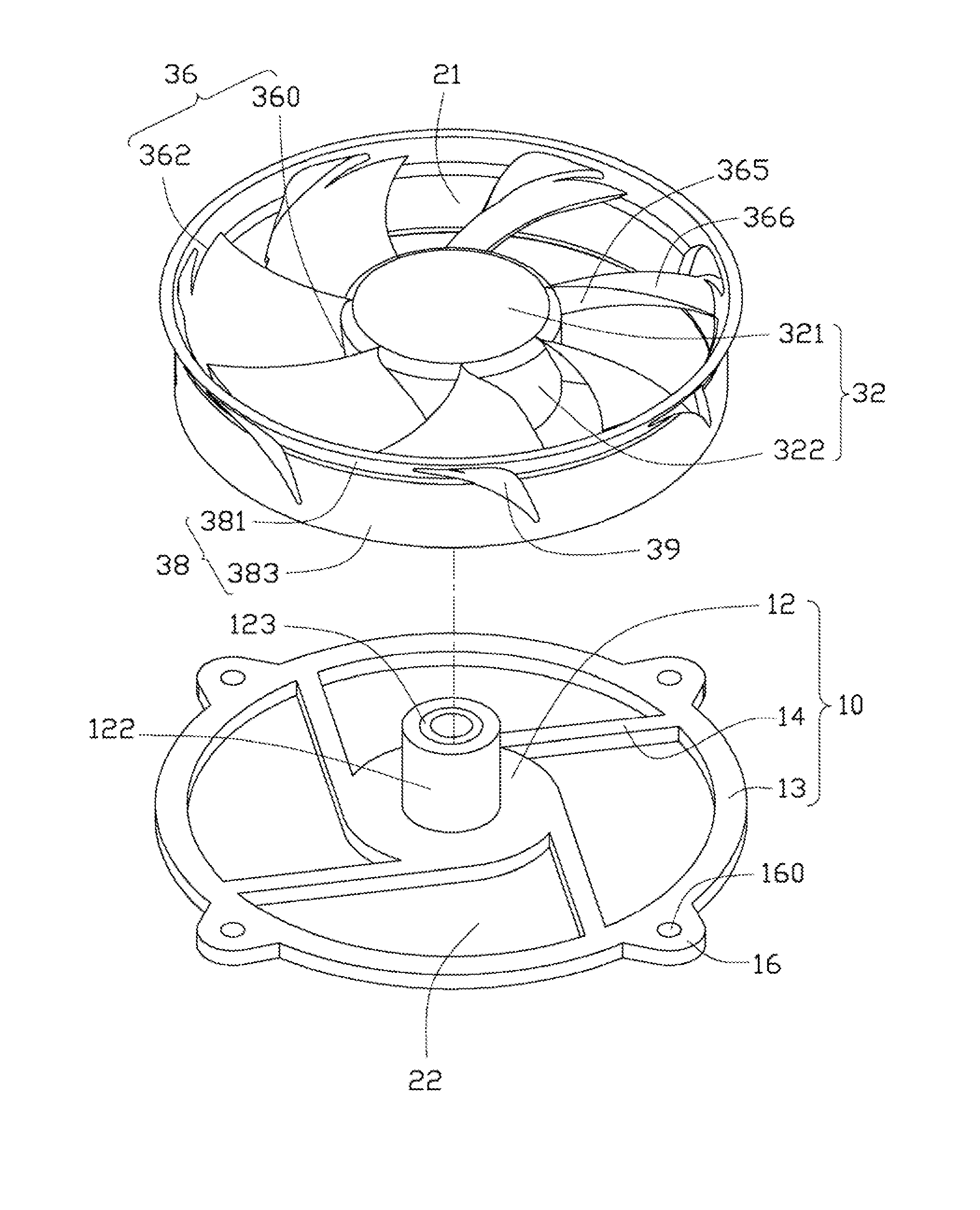 Heat dissipation fan and rotor thereof