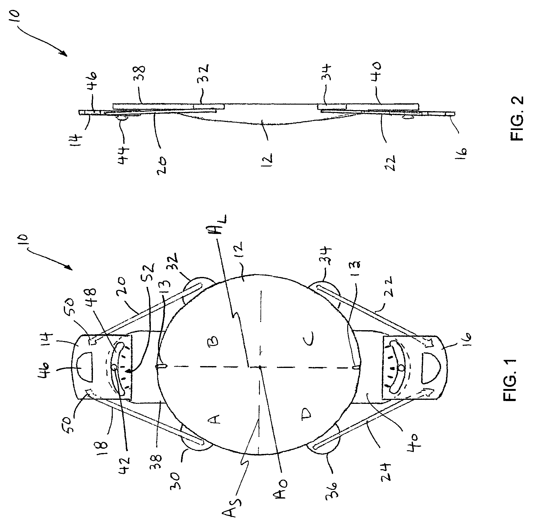 Adjustable toric intraocular lens