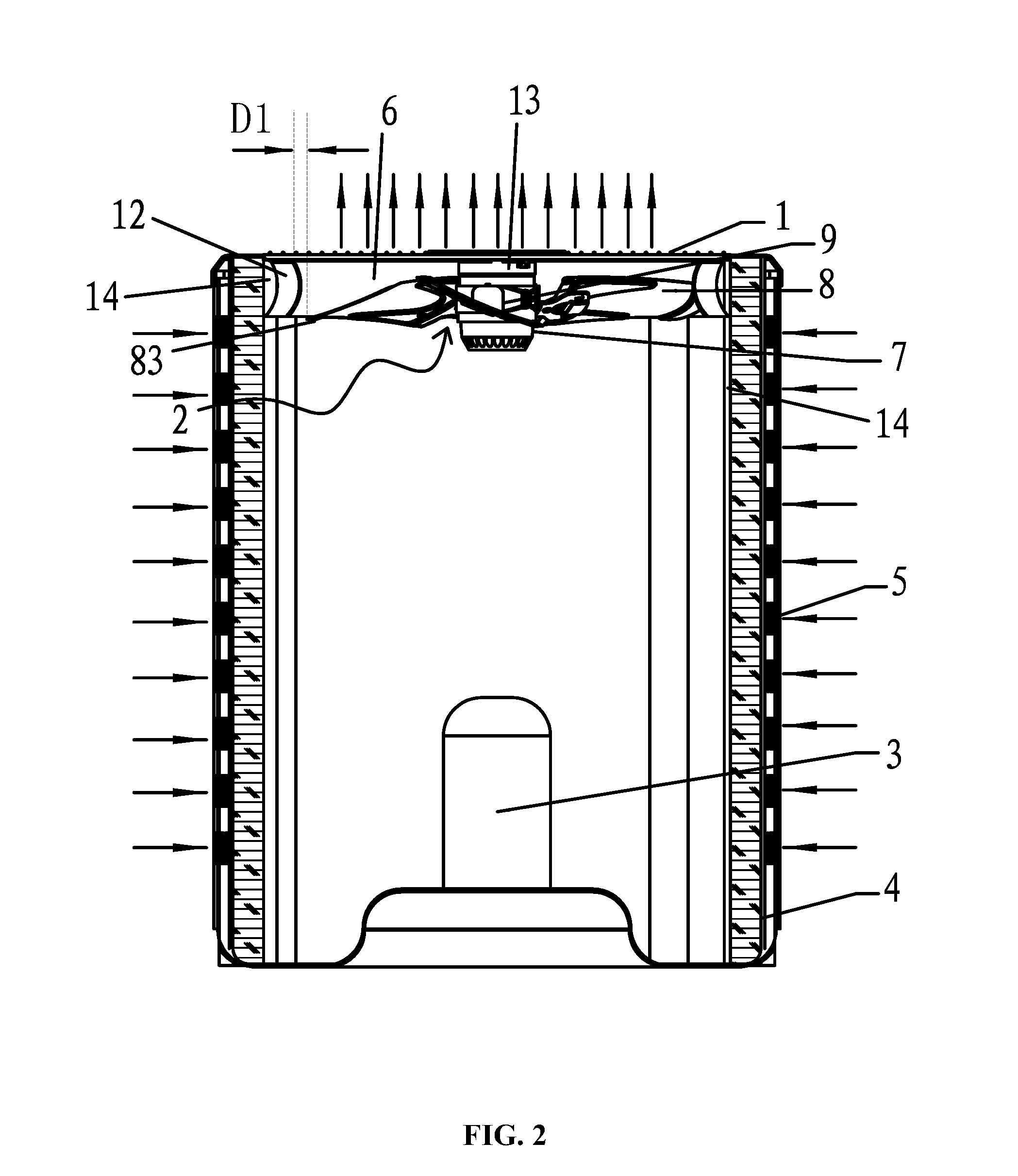 Heat exchange system using an external rotor motor