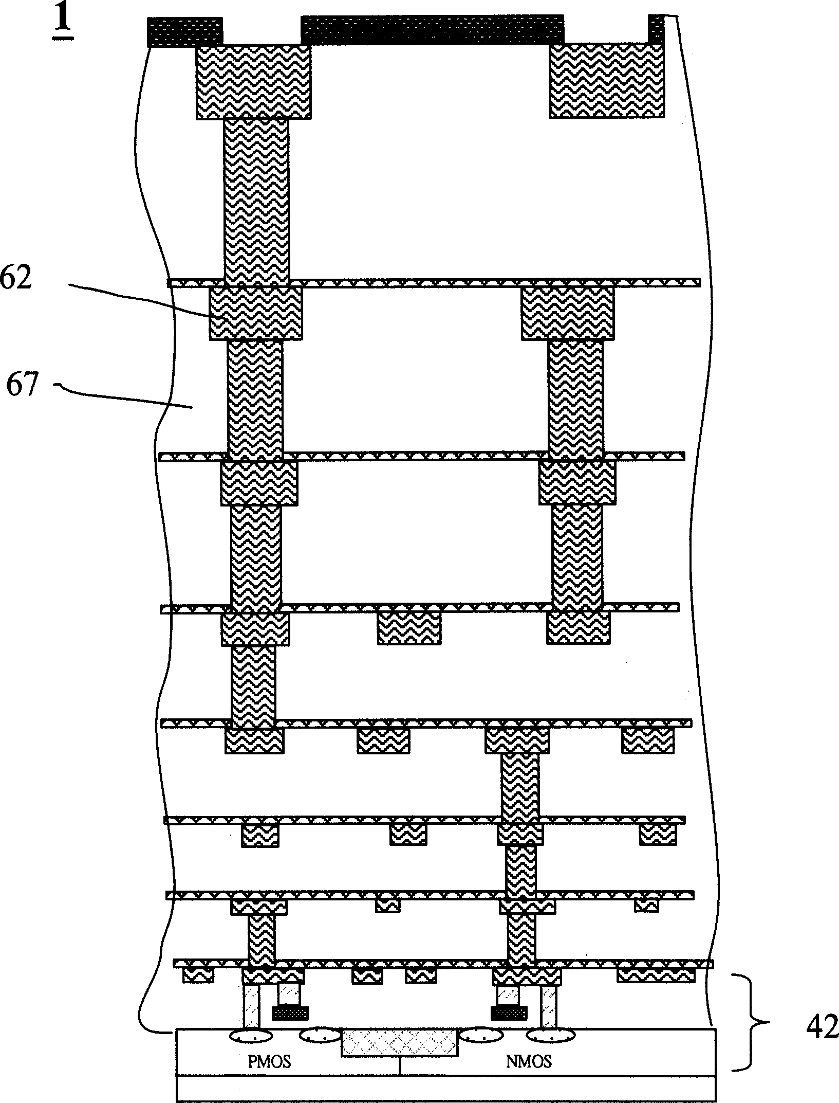 Modular integrated circuit and producing method thereof