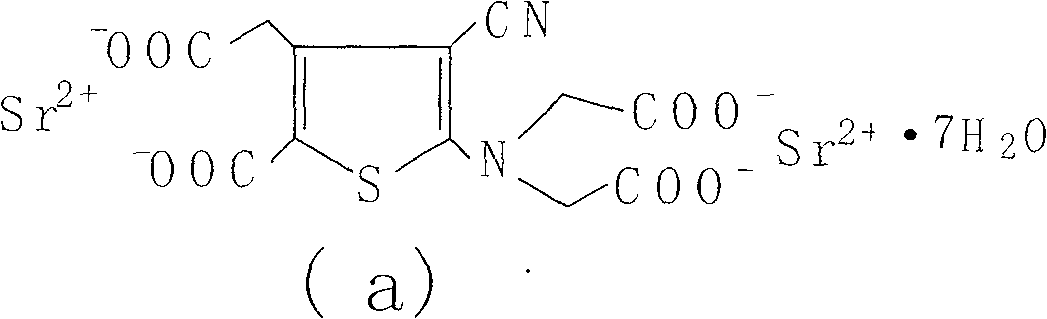 Novel method of producing strontium ranelate heptahydrate