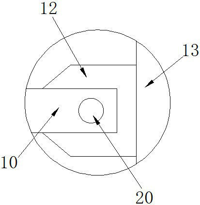 Reverse drilling device for lower flange of steel beam