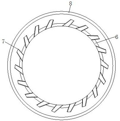 Deep atomization deoxidization double-cylinder type film rotating device and deaerator with film rotating device