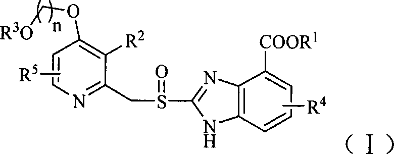 Benzimidazole derivative containing alkoxy substituted pyridine