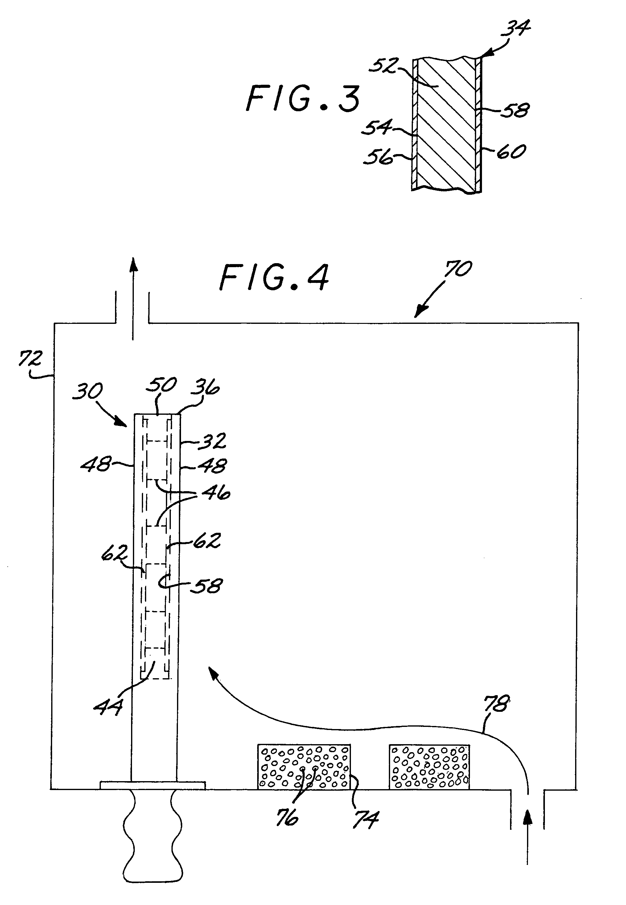 Method for aluminide coating a hollow article