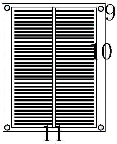 MOEMS wireless vibration sensor based on comb grid and operation method thereof