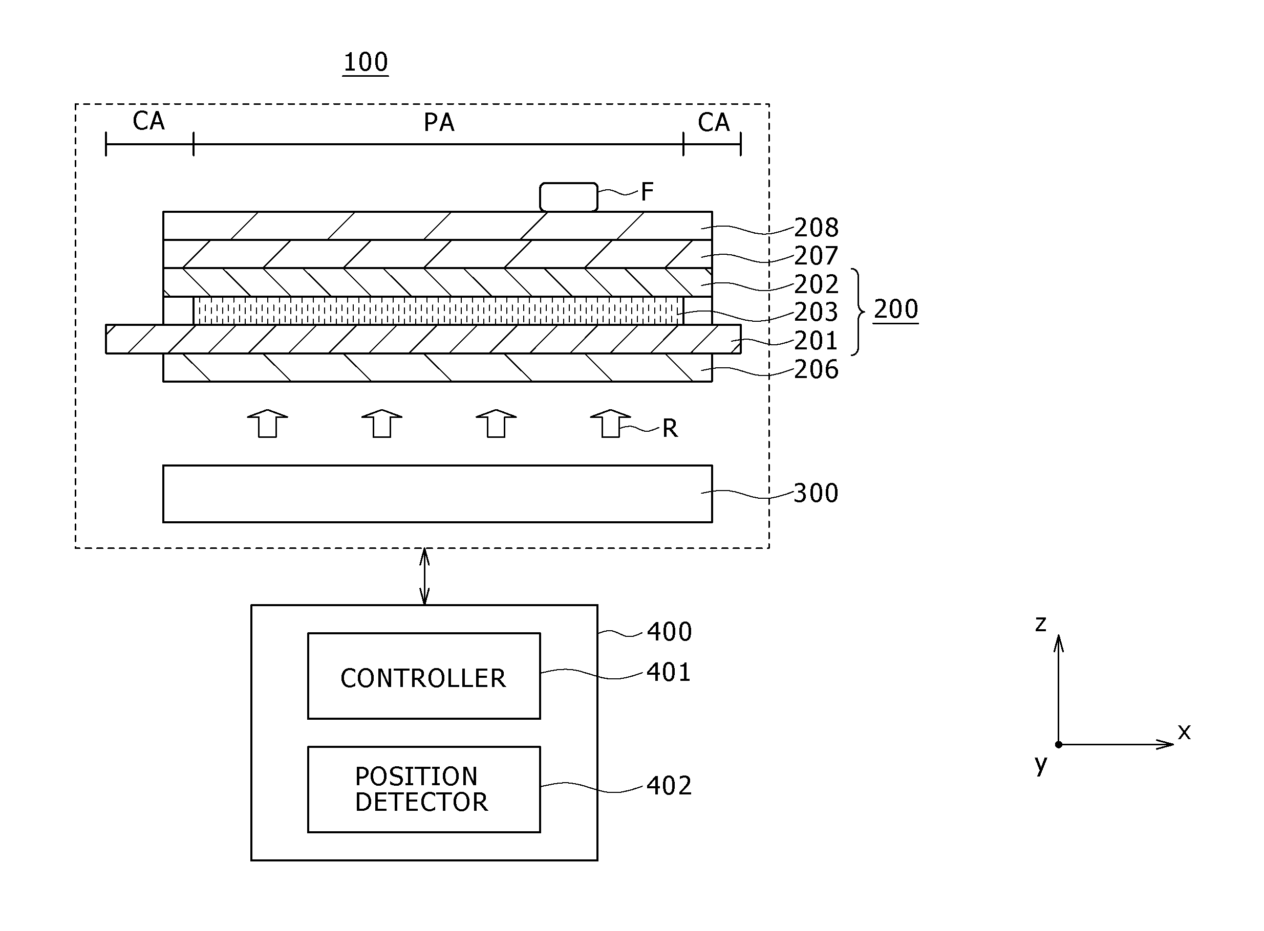 Information input device and display device