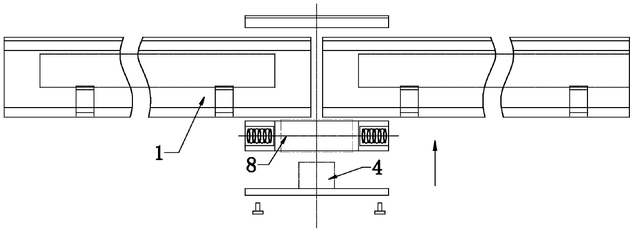 Bus duct joint connecting structure