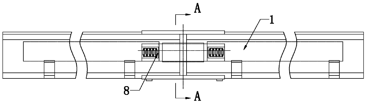 Bus duct joint connecting structure