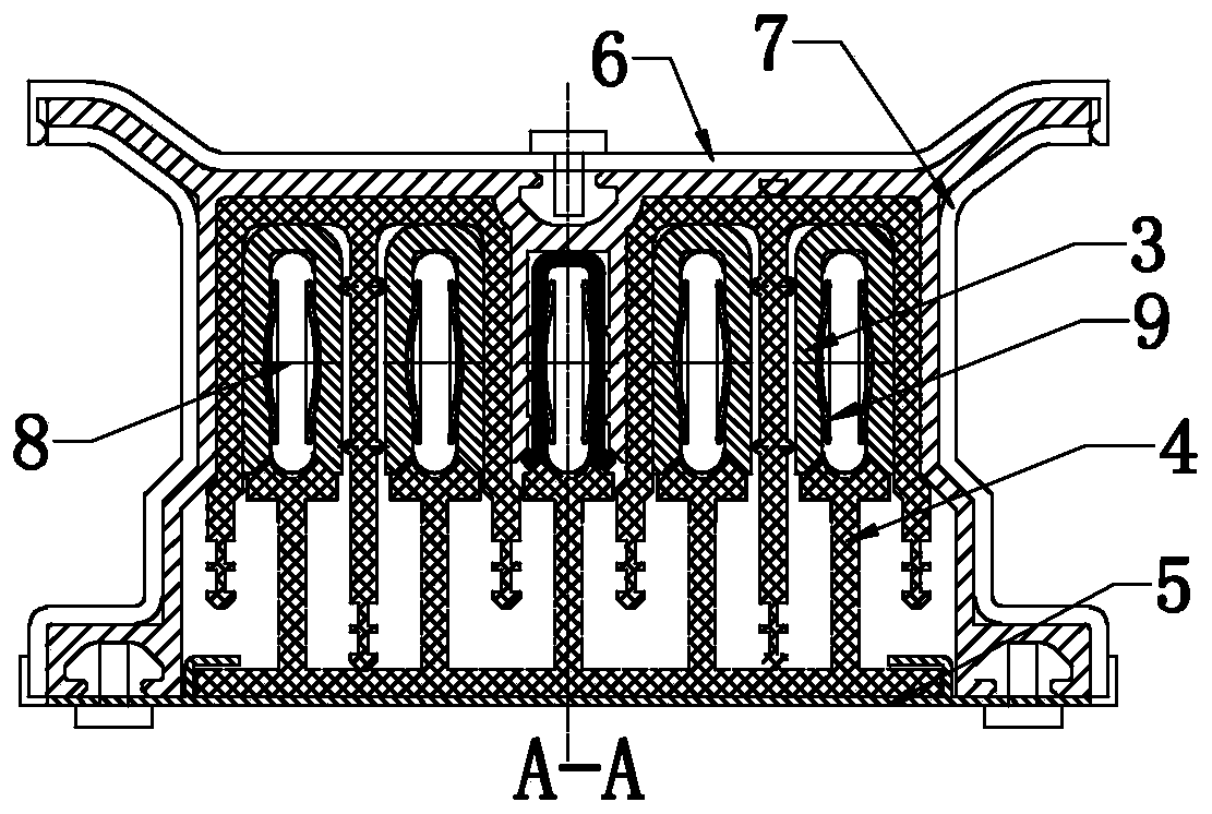 Bus duct joint connecting structure