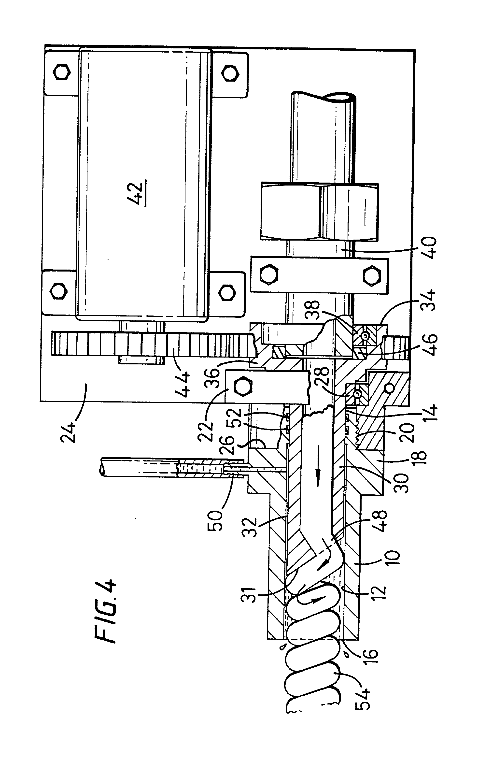 Method and apparatus for making an helical food product