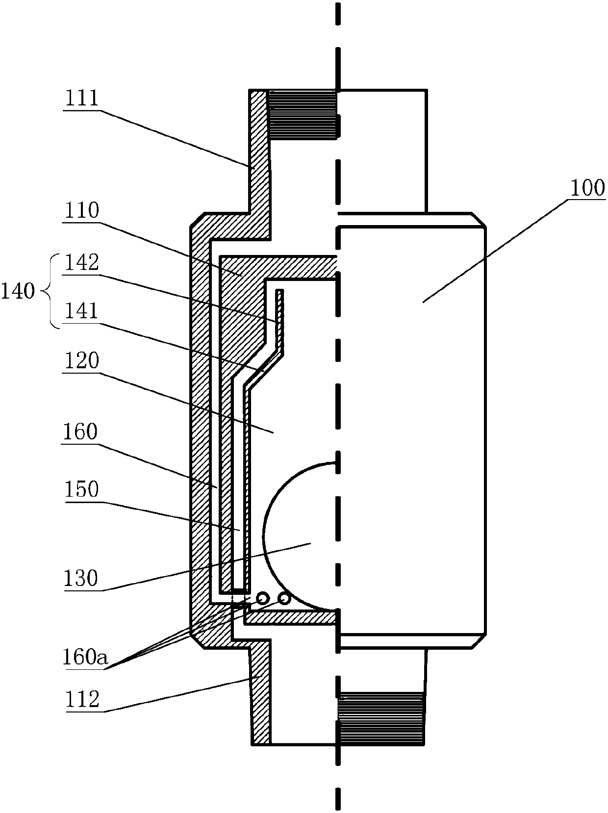 Well backwashing valve and oil extraction tube column