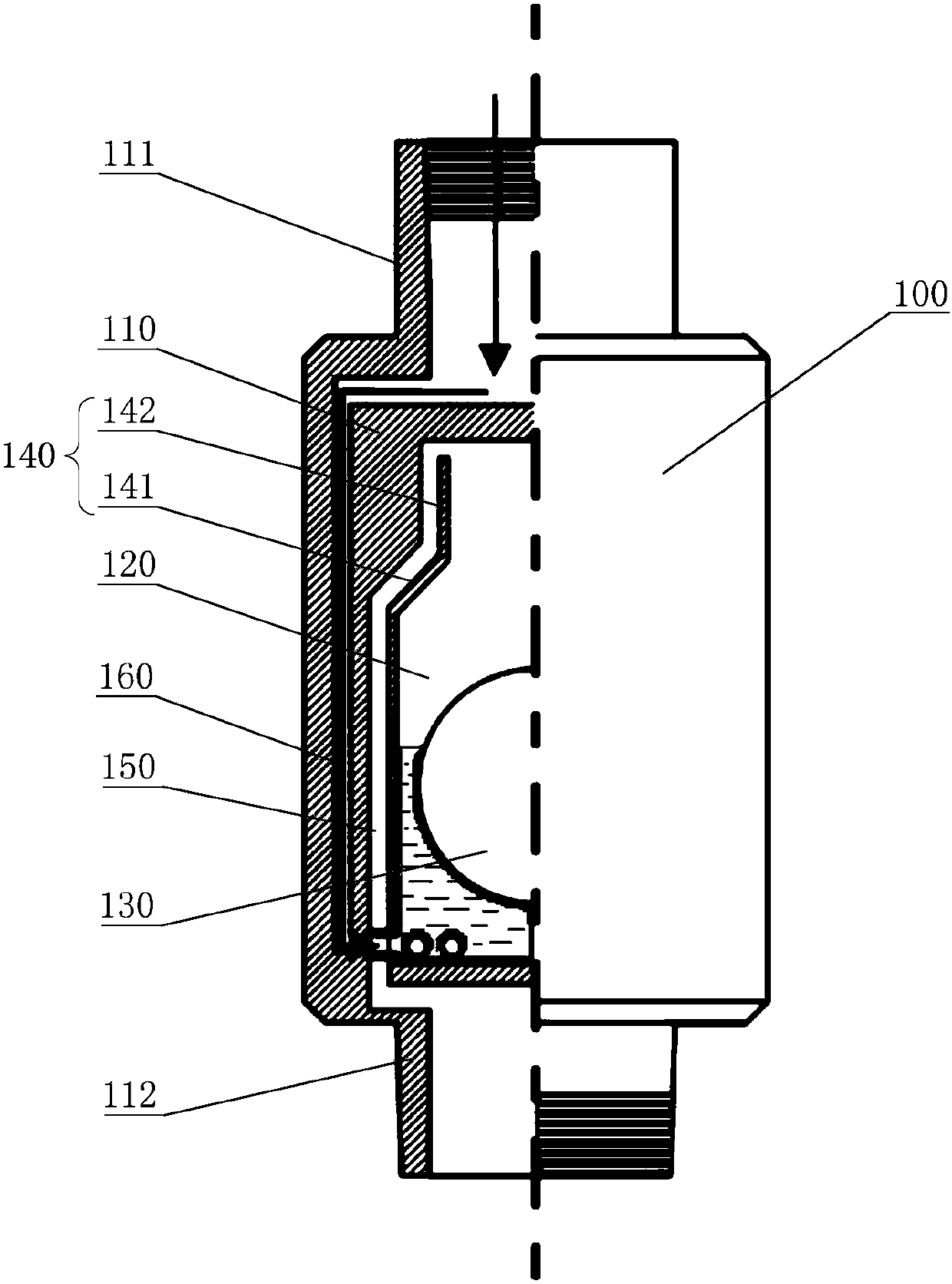 Well backwashing valve and oil extraction tube column