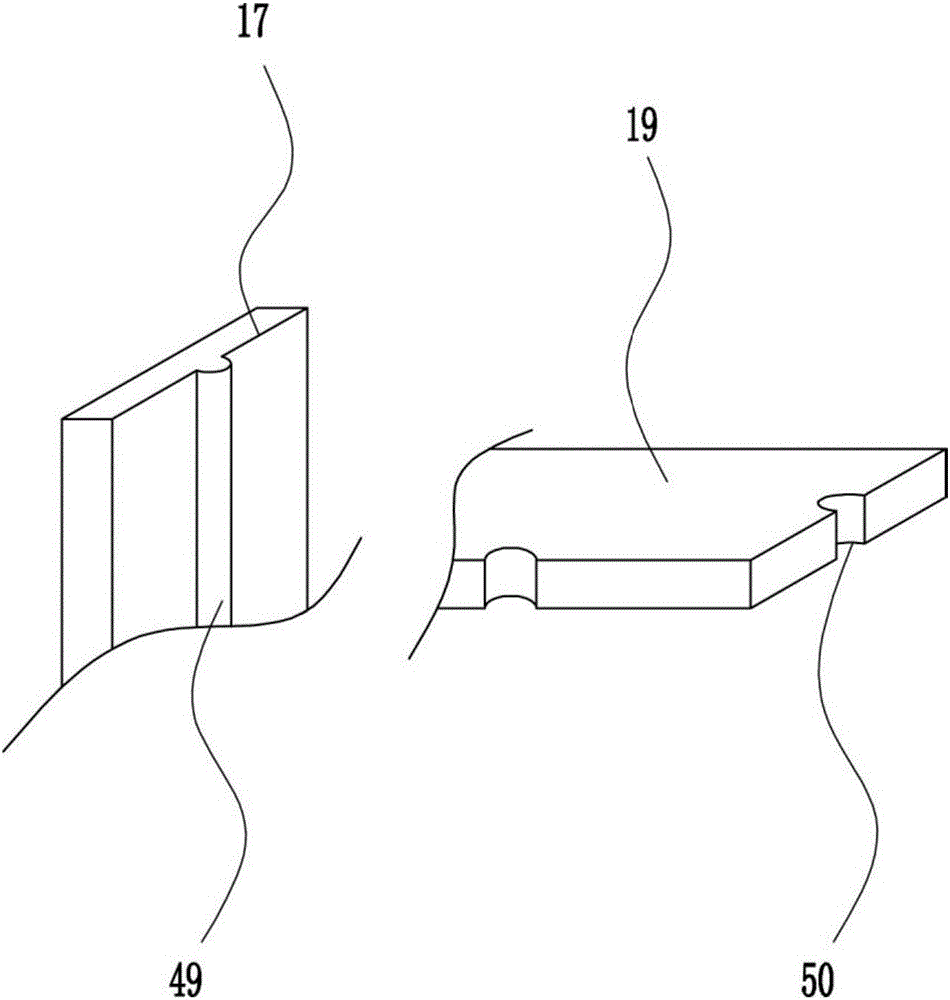 Automatic frozen material feeding device