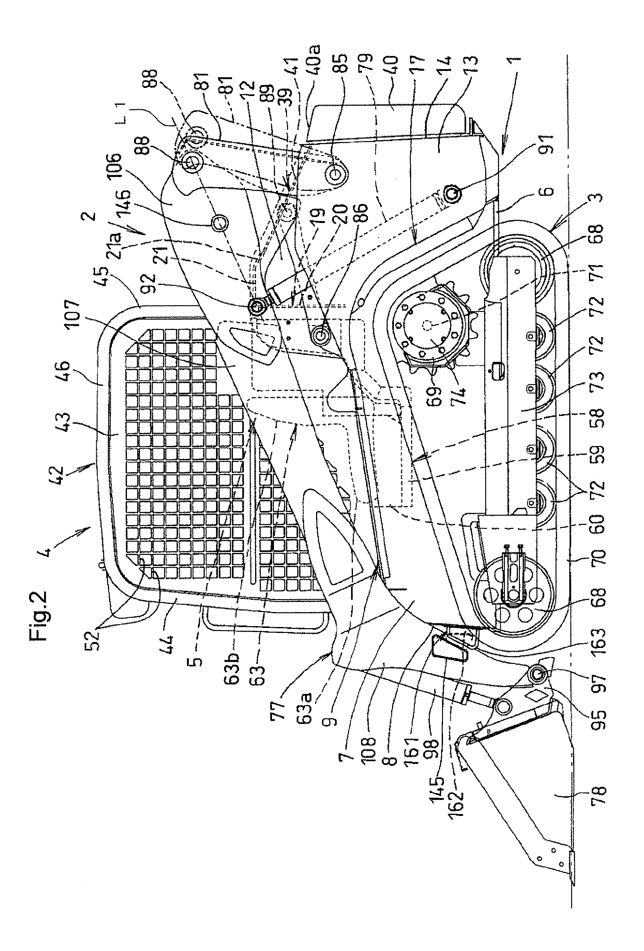 Loader work machine