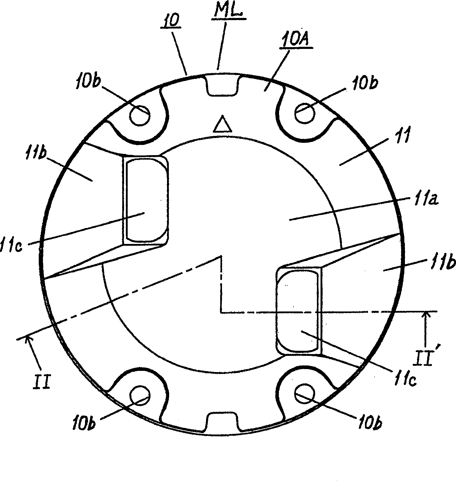 Embedded sign light device