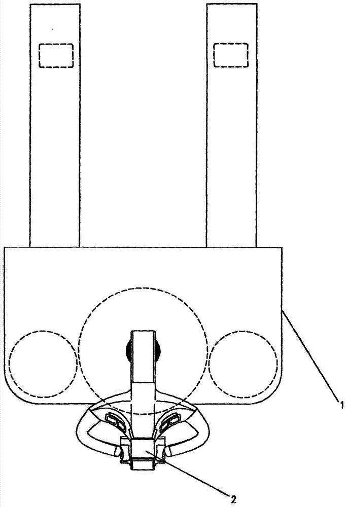 Steering system of full-electric piling car