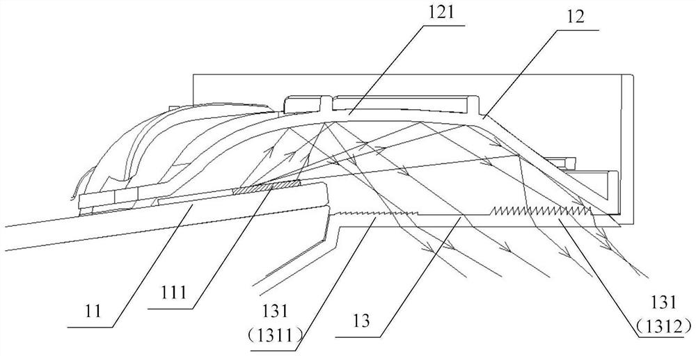 Optical assembly and lighting device and table lamp using same