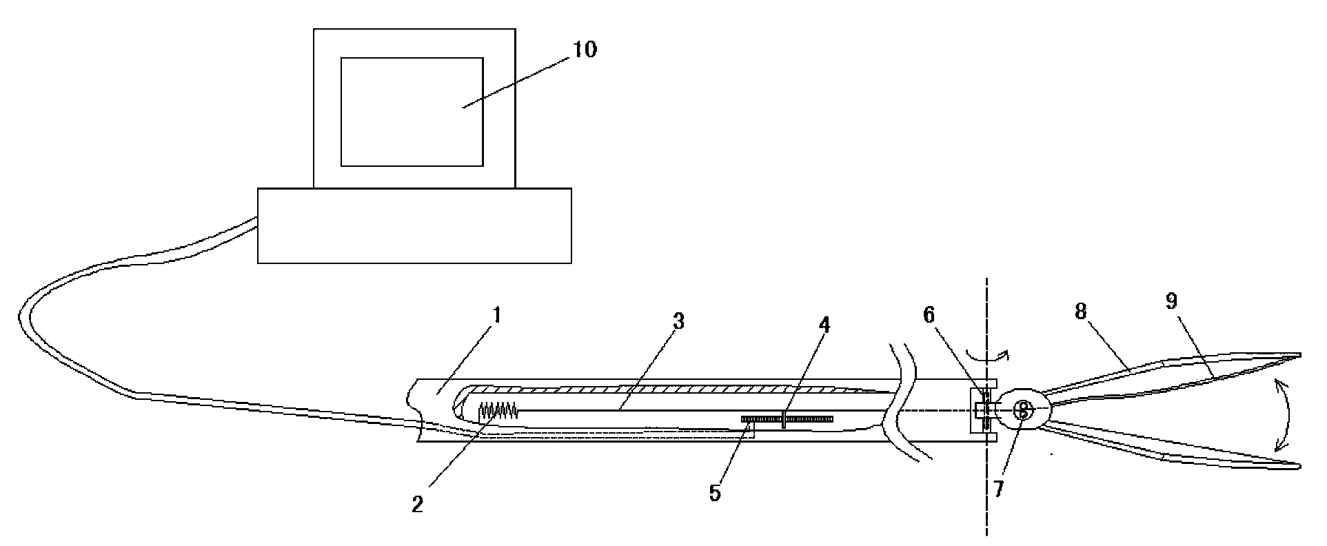 Tactile feedback system of minimally invasive surgery instrument
