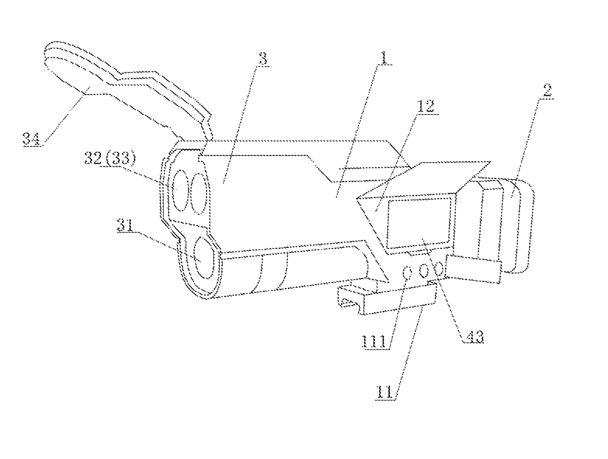 Shooting angle fitting method for integrated precision photoelectric sighting system