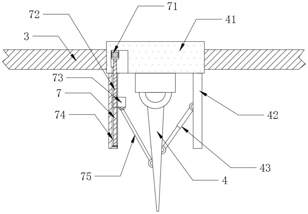 Putty powder scraping and coating device