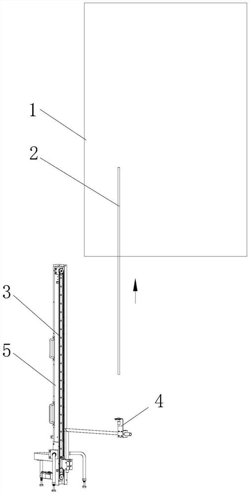 Temperature measuring method and temperature measuring device for constant temperature area of vertical oxidation furnace