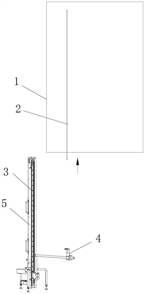 Temperature measuring method and temperature measuring device for constant temperature area of vertical oxidation furnace