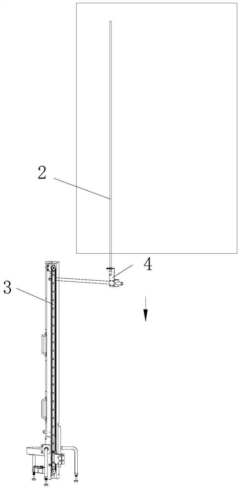 Temperature measuring method and temperature measuring device for constant temperature area of vertical oxidation furnace