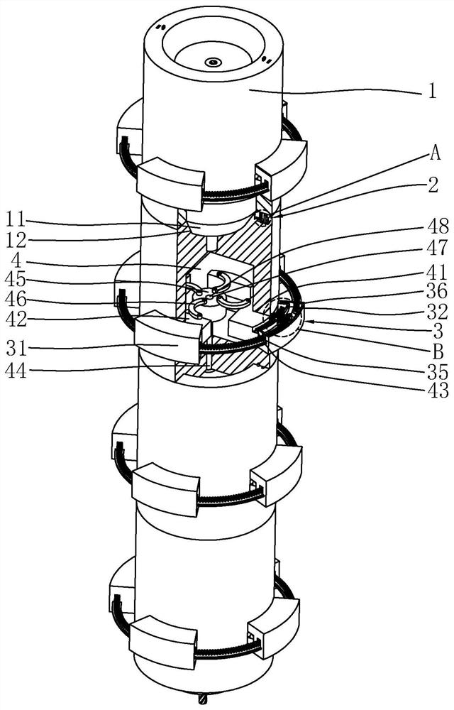 Uplift pile convenient to install