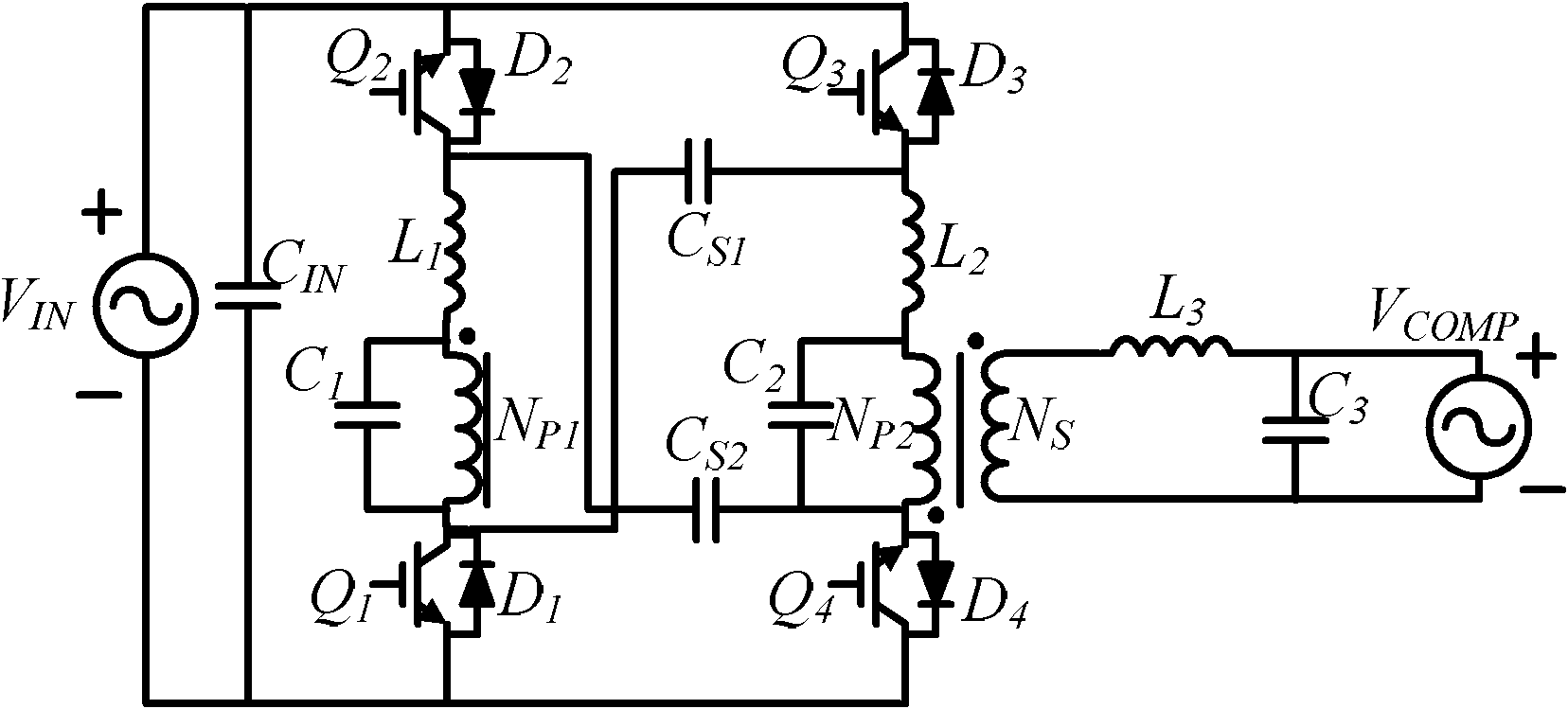 Isolated voltage compensation circuit