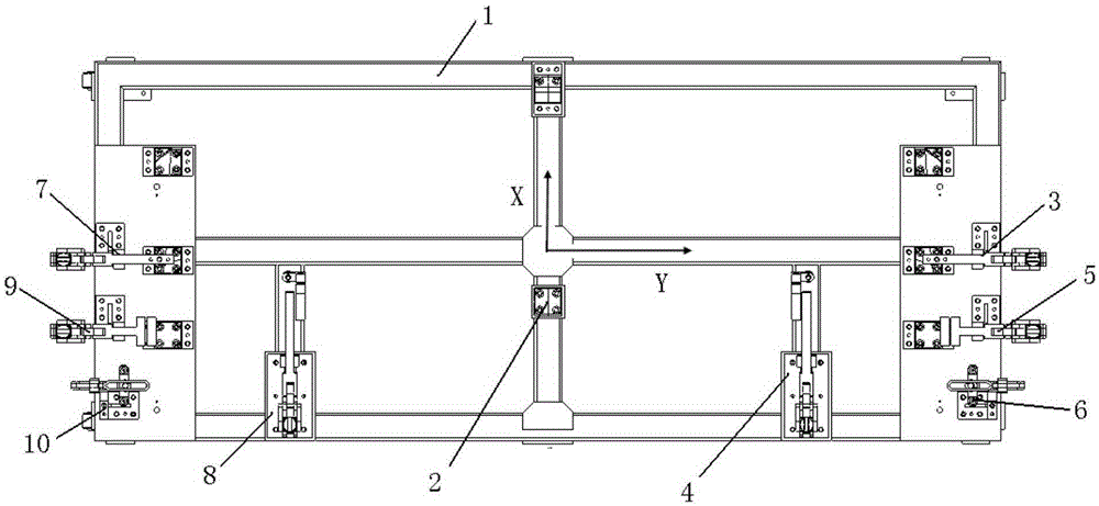 Automobile hinge installation clamp