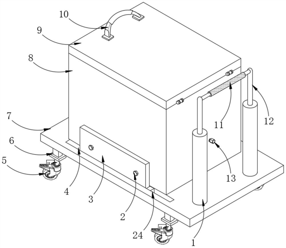 Modular wall veneer transportation device